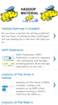 Mobile Screenshot of hadoopmaterial.com